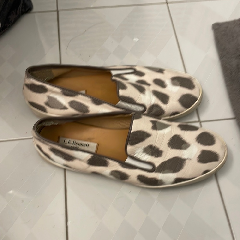 LK bennett slip on sneakers leather